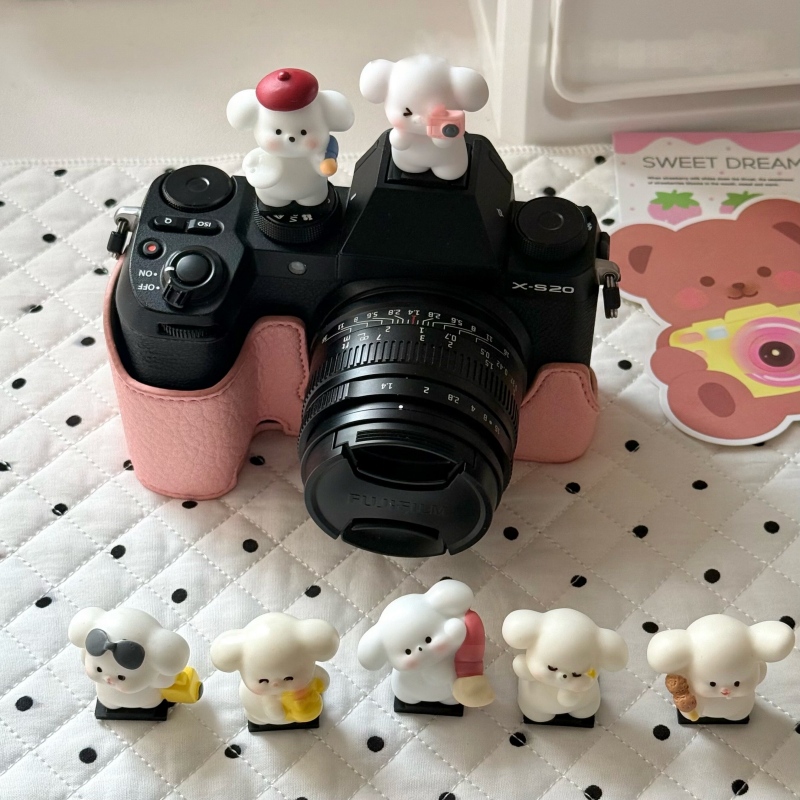 Sony Camera Zv-E10 - DIY ฝาครอบฮอตชูรูปสุนัขน่ารัก สำหรับกล้อง Leica Q2 Q3