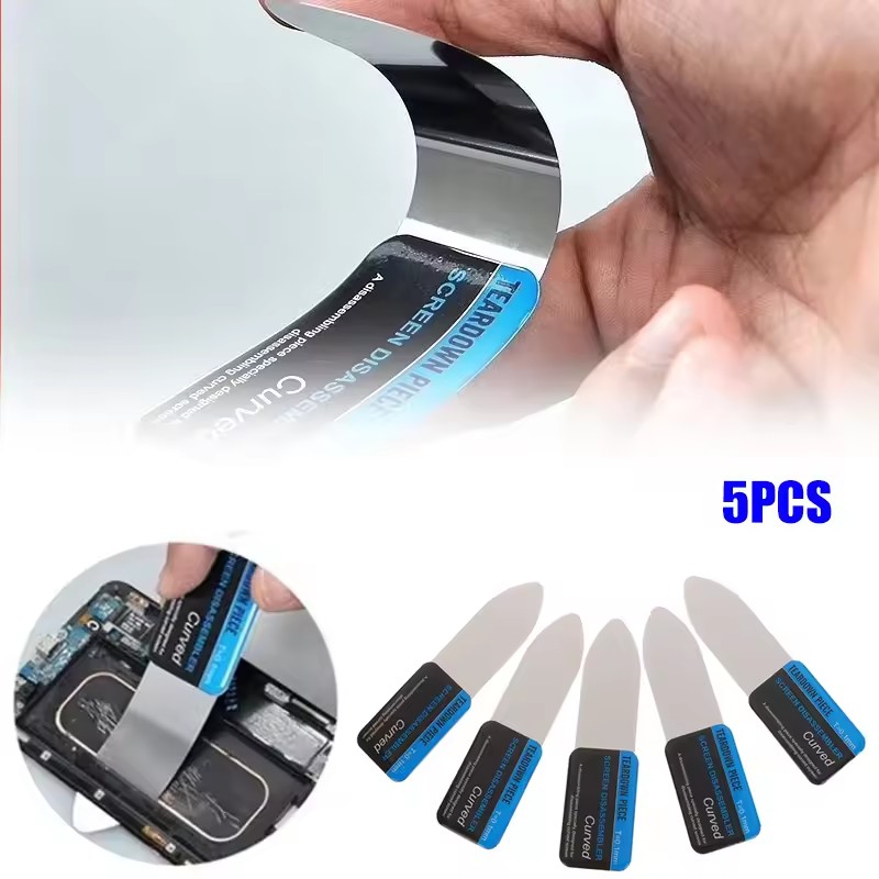 Phone Opening Tool - เครื่องมือเปิดหน้าจอ LCD แบบโค้งสำหรับโทรศัพท์มือถือ ทำจากเหล็ก บางเฉียบ ยืดหยุ่น