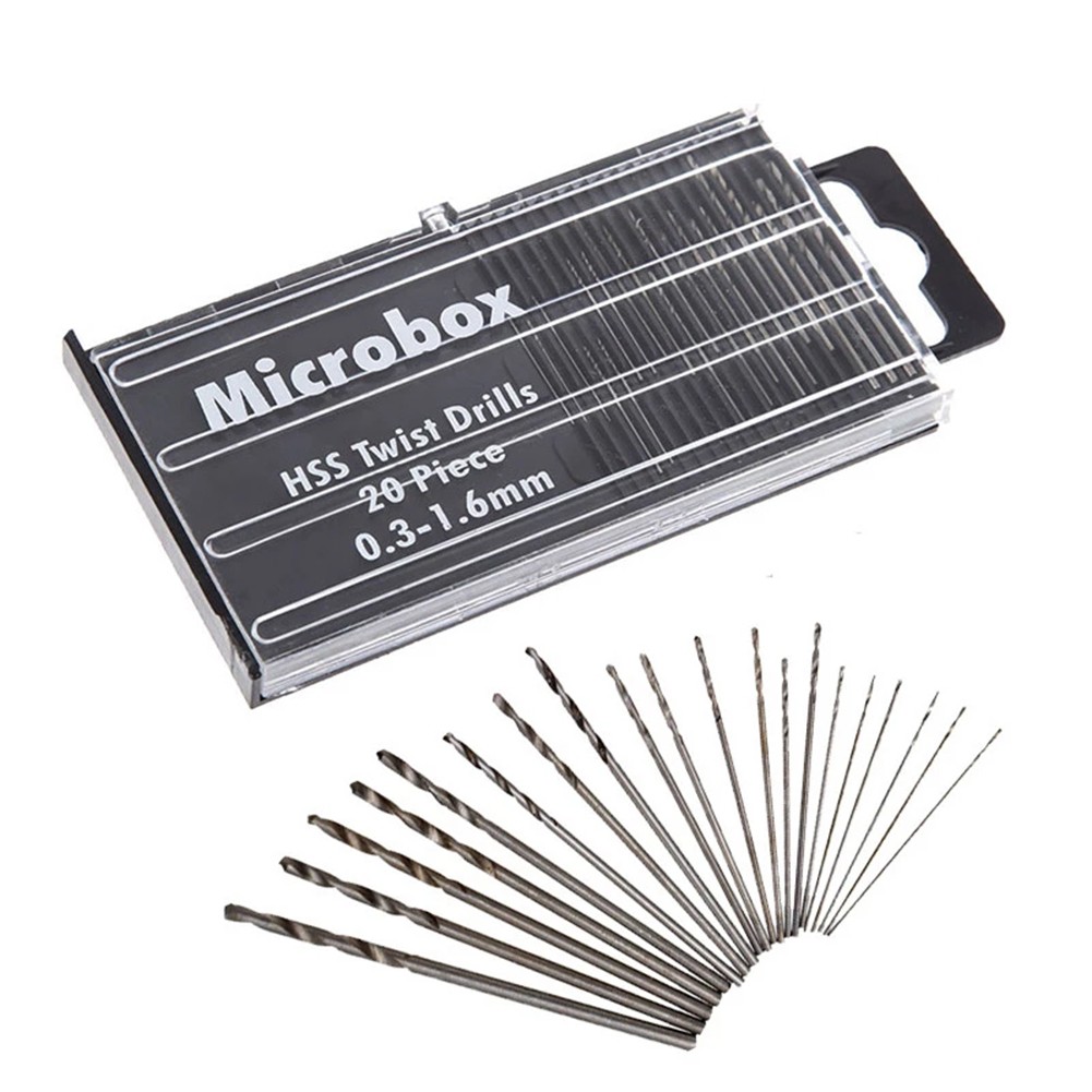20 ชิ้นเจาะ Bits สําหรับงานฝีม - Electronics Repair Hobby บทวิจารณ์และราคา