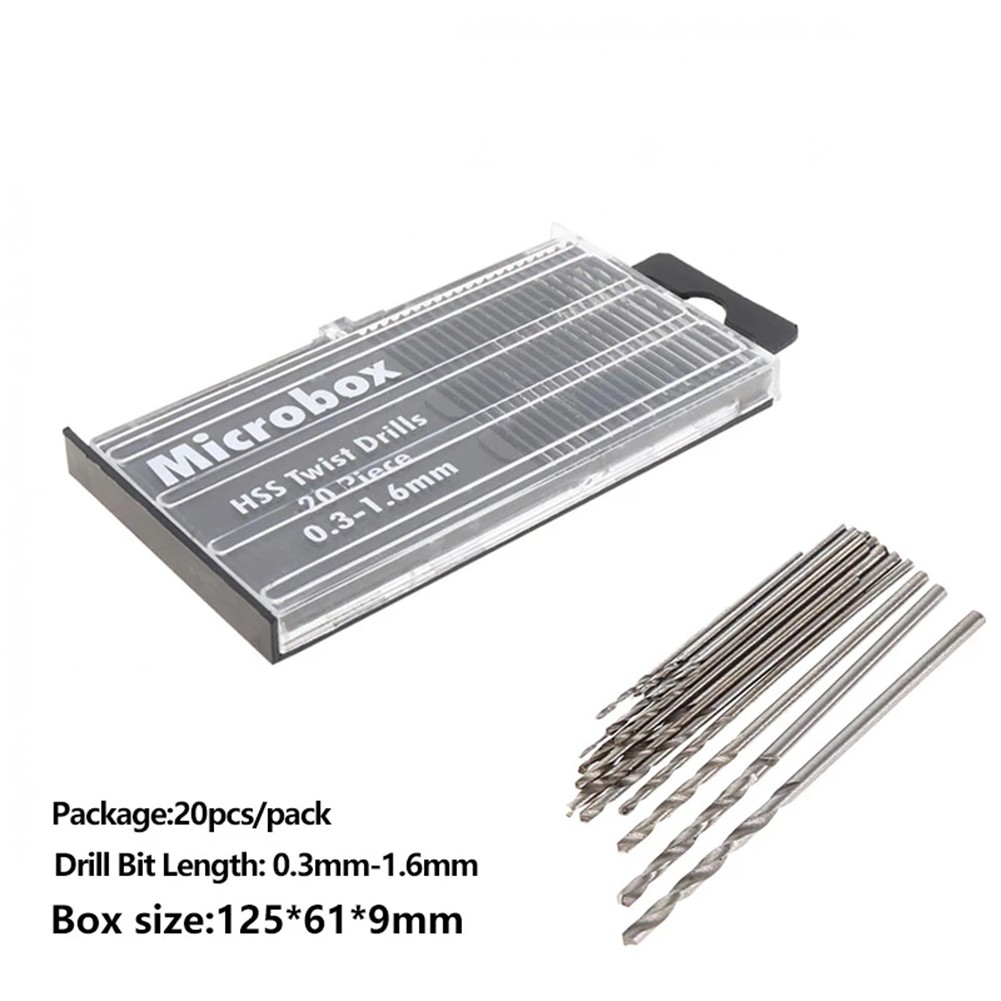 20 ชิ้นเจาะ Bits สําหรับงานฝีม - Electronics Repair Hobby บทวิจารณ์และราคา