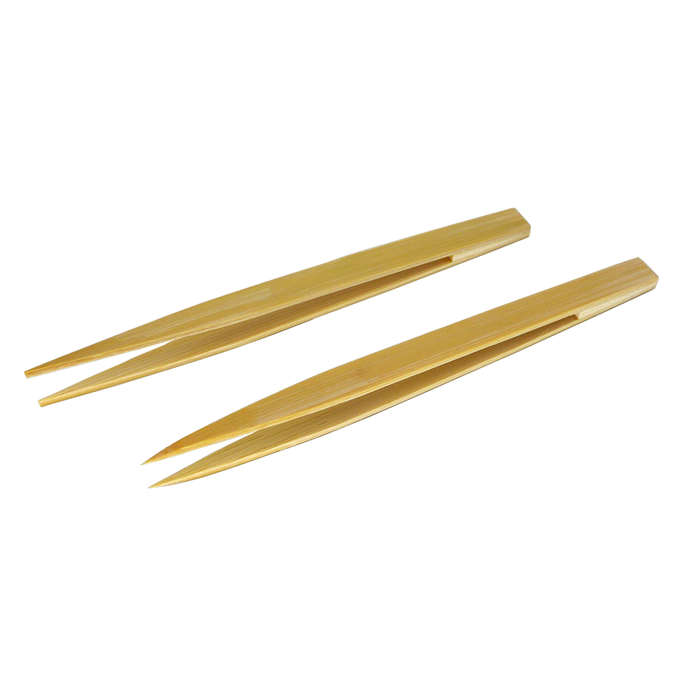 2Pcs Anti-Static แหนบไม้ไผ่แหน - Electronics Repair Hobby บทวิจารณ์และราคา